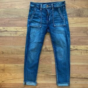 American Eagle High Rise Jegging Crop Next Level Stretch